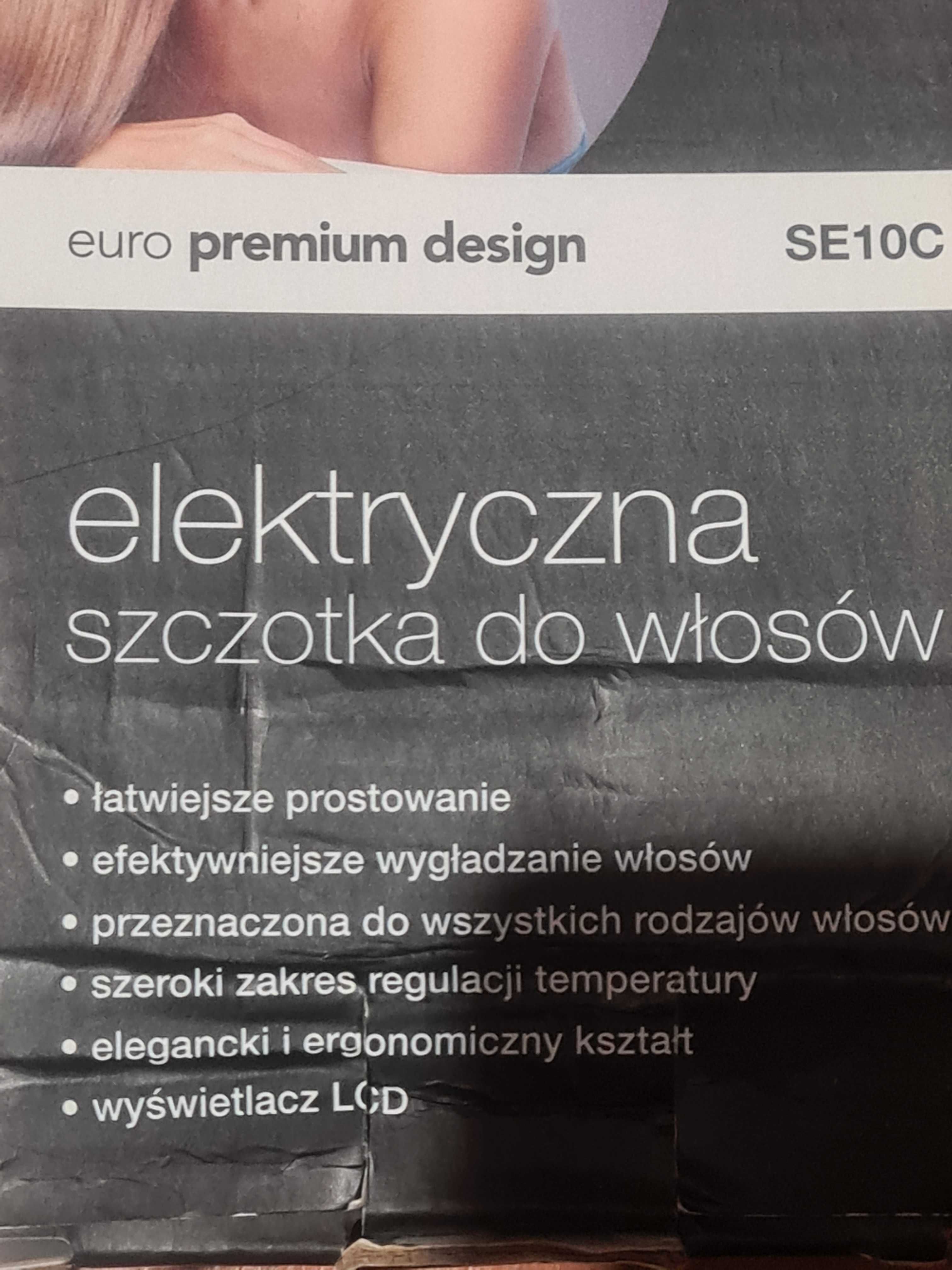 Elektryczna szczotka prostująca jonizująca do włosów