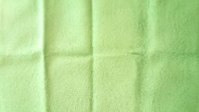 cobertor verde +ou- 105x72cm