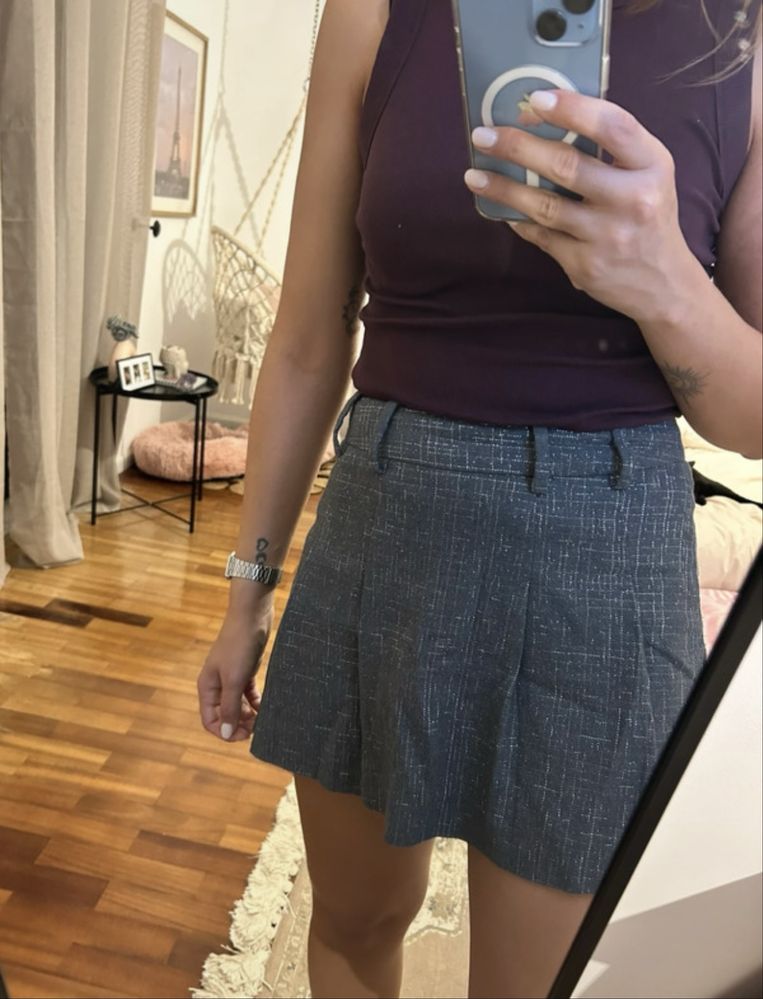 Saia com brilho Zara