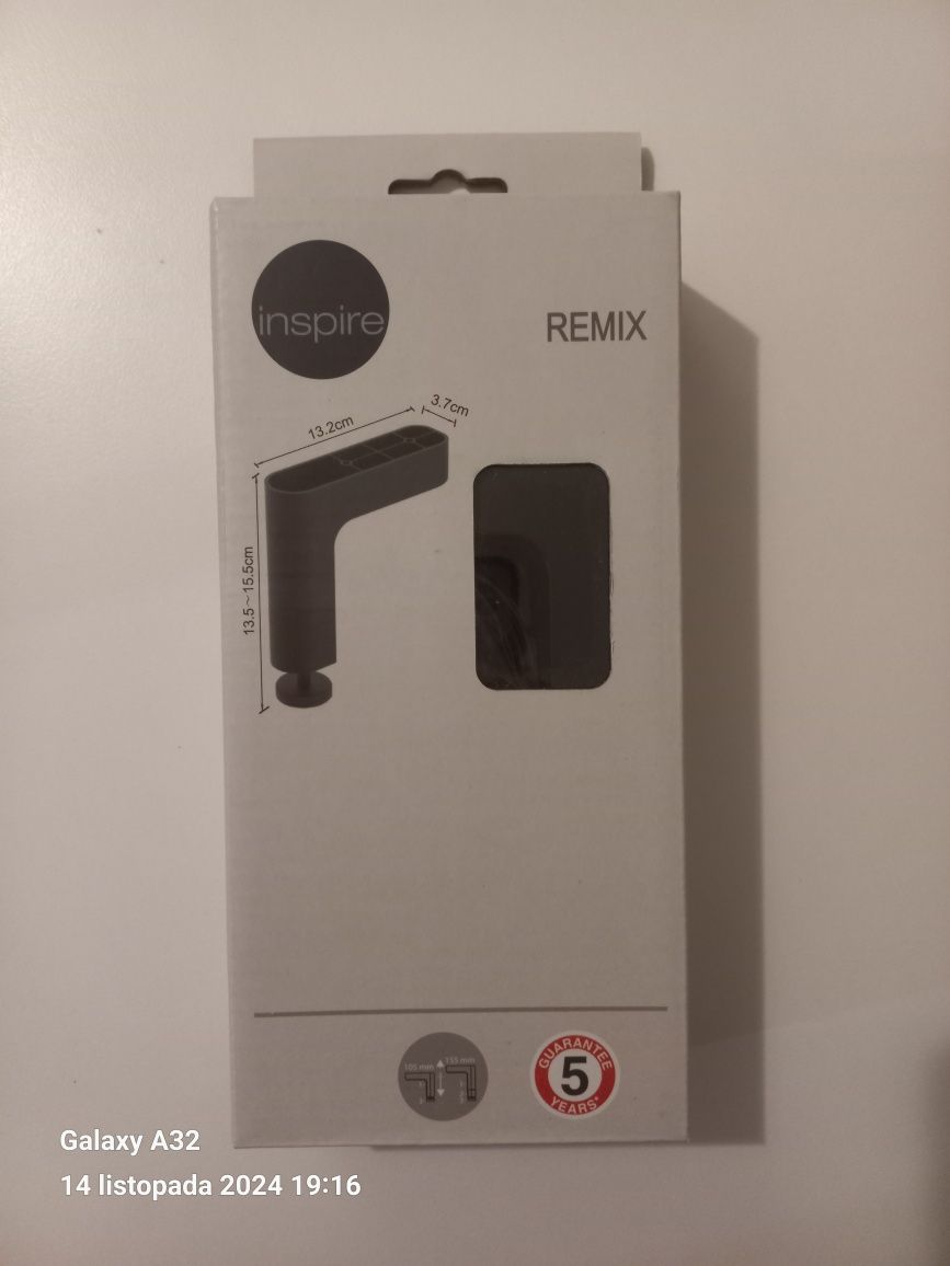 NOWE Nóżki pod szafkę umywalkę czarne komplet 2szt. REMIX