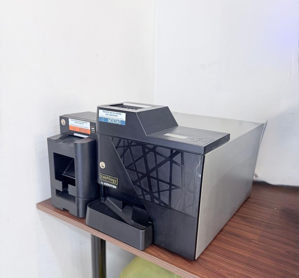 Maquina pagamento automatico de trocos  azkoyen cashlogy 1500