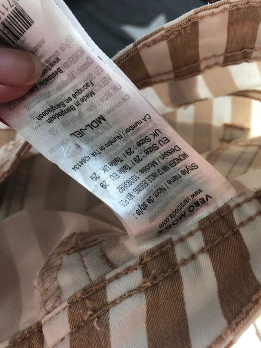 Vero Moda spodnie w paski rozmiar M 38