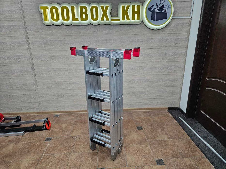 Багатофункційна Алюмінієва Стремянка Трансформер 4,7м Легка конструкц.