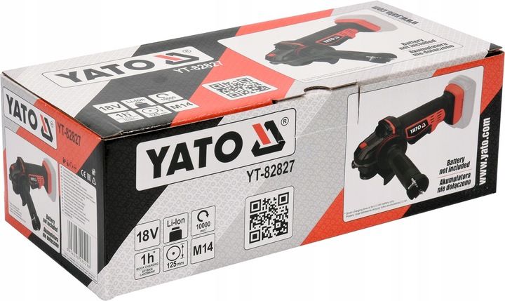 Yato Szlifierka Kątowa Polerka Diax 18v Akumulatorowa Kątówka Yt-82827