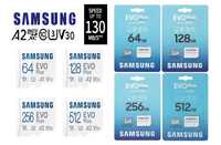 Карта памяти Samsung EVO Plus 64Gb / 128Gb / 256Gb / 512Gb - оригинал