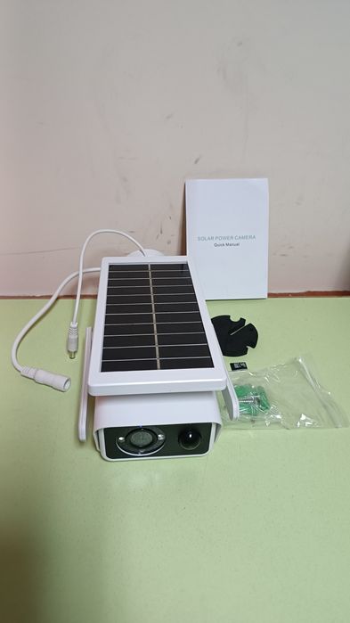 Уличная wifi камера  солнечной панелью