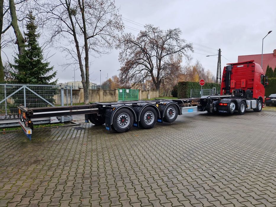 D-TEC FLEXTRAILER  D-TEC naczepa podkontenerowa 20 30 40 45 ft