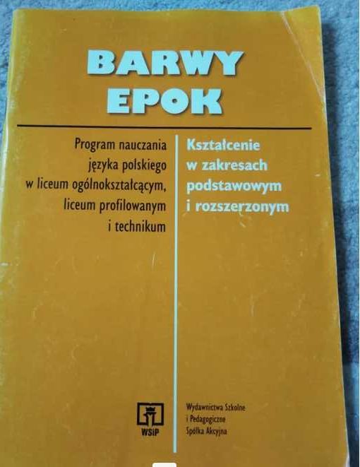 Barwy Epok- Program Nauczania języka polskiego