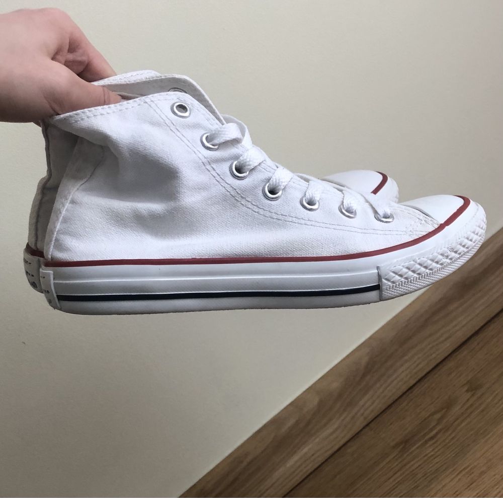 Converse wysokie białe r.33,5