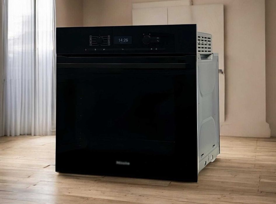 Духова шафа Miele H 6360 BP Obsidian Black піроліз духовка