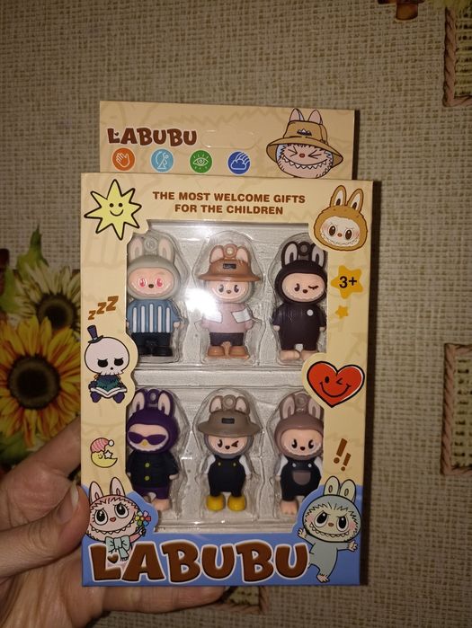 Новий набір брелоки лабуба лабубу брелок