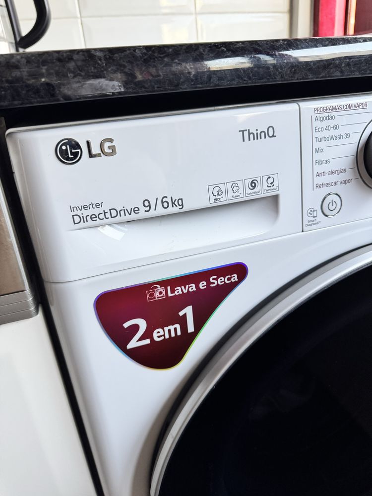 Maquina de Lavar Roupas - Lava e Seca - LG 9/6kg