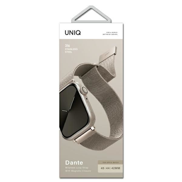 UNIQ pasek Dante Apple Watch Series1/2/3/4/5/6/7/8/9/SE/SE2 42/44/45mm