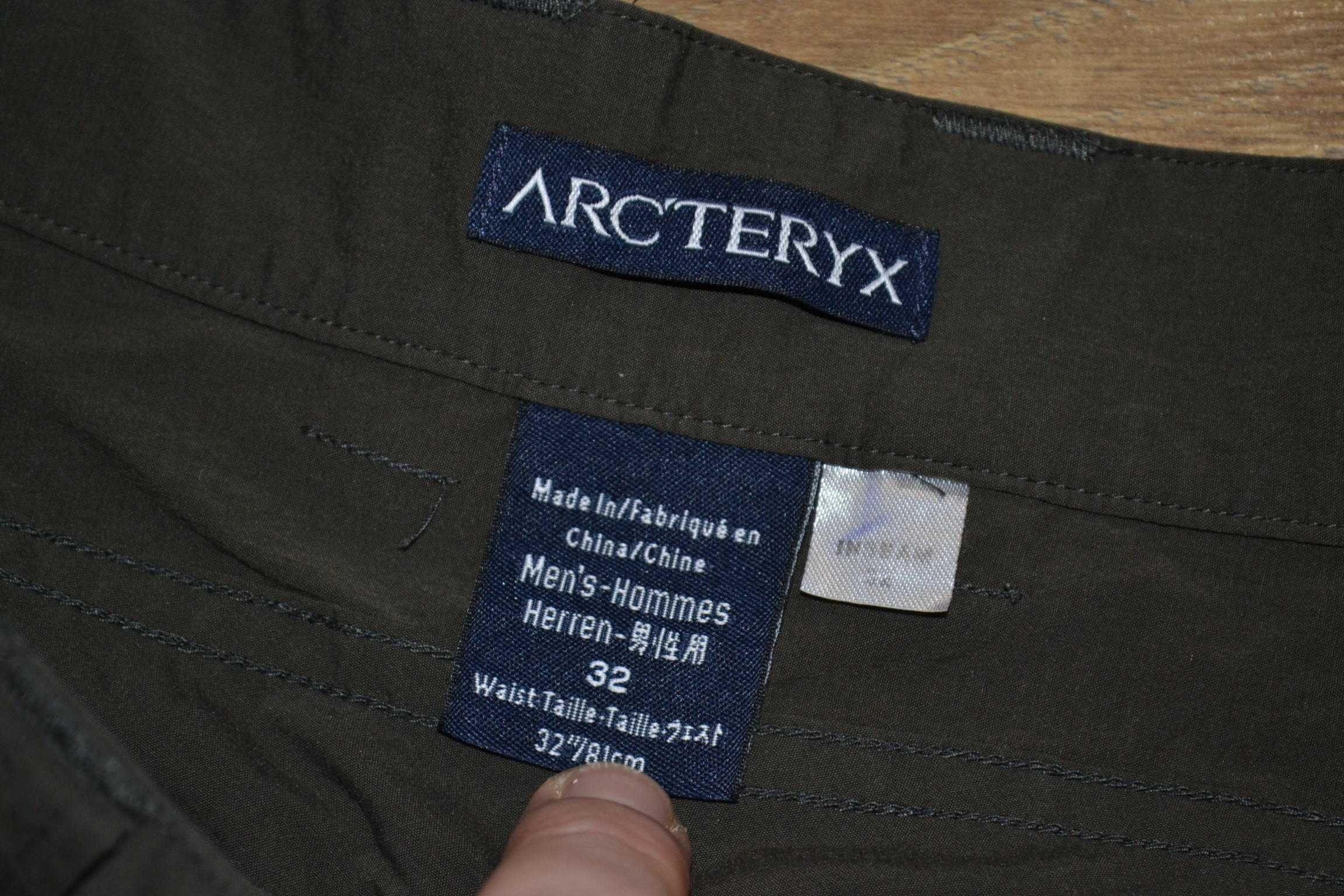 arcteryx 32/М р штаны трекинговые брюки мужские оригинал