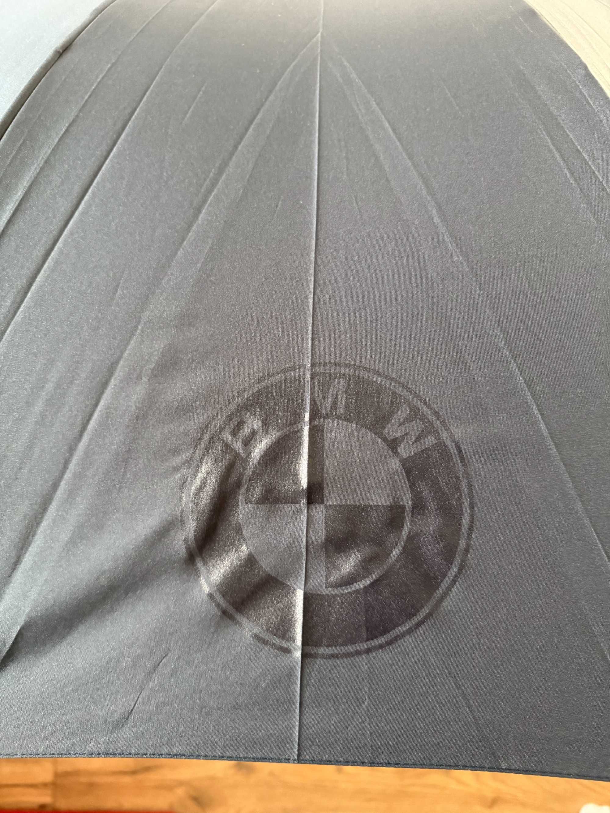 NOWY BMW Parasol duży 118 cm granatowy z automatycznym otwieraniem