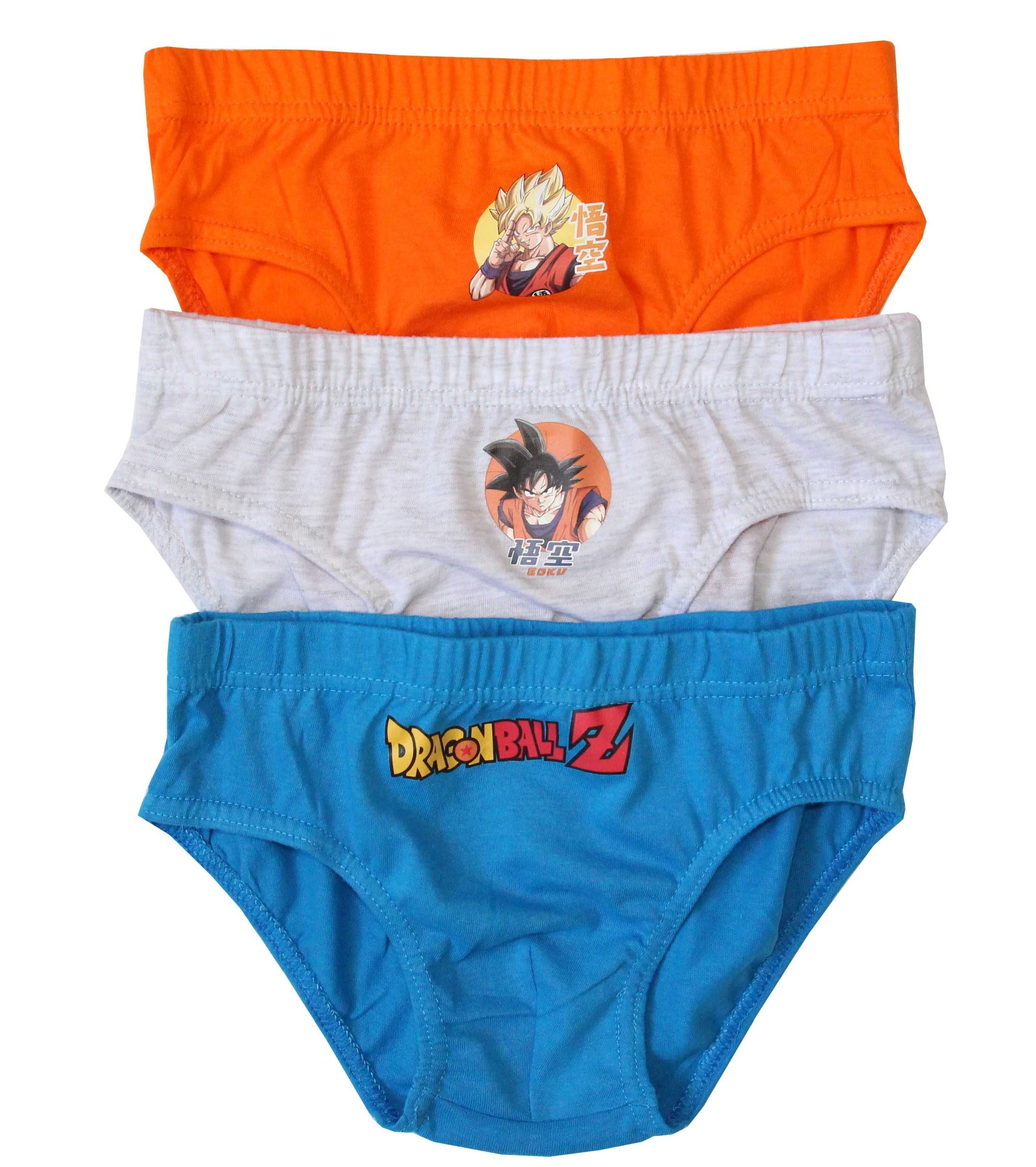 DRAGON BALL slipki majtki majteczki 3 pack 122/128