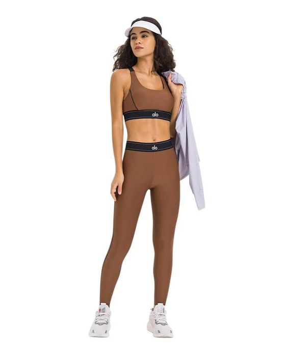 Легінси Alo Yoga Airlift High-Waist Suit Up Legging Brown