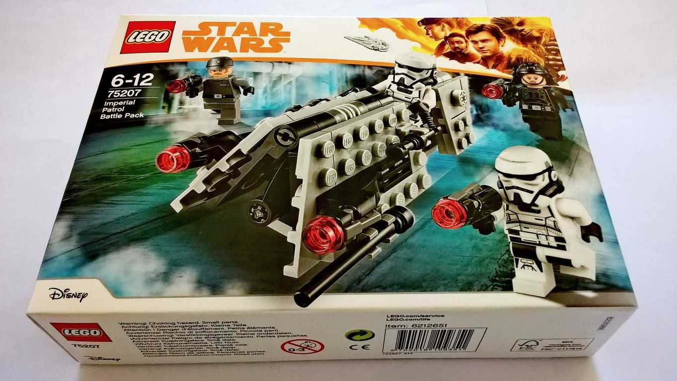 Lego Star Wars 75207 Imperial Patrol Battle Pack selado