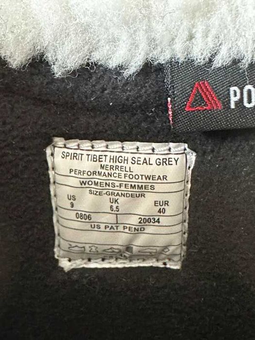 Zimowe botki Merrell 40 szare