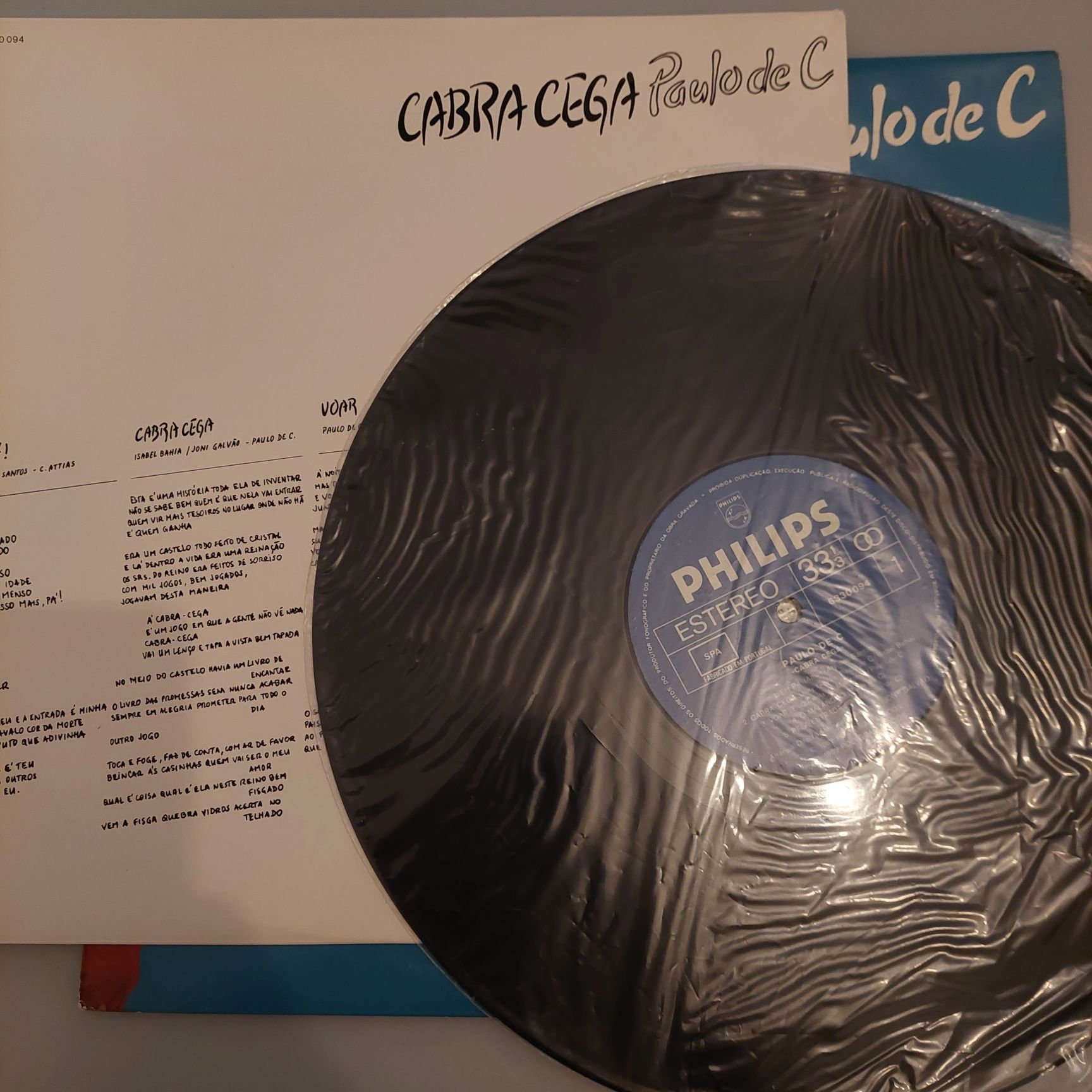 Disco Vinil LP Paulo De Carvalho - Cabra Cega