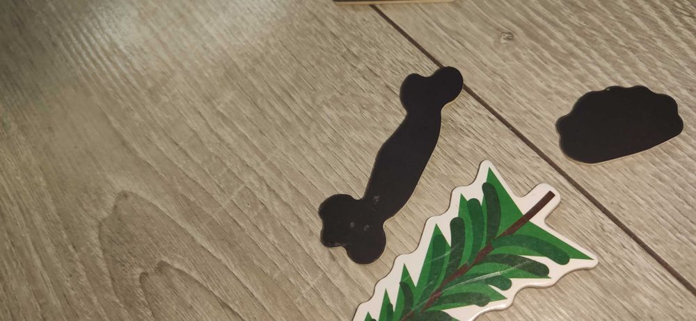 Układanka magnetyczna tablica kredowo-magnetyczna Świnka Peppa magnesy