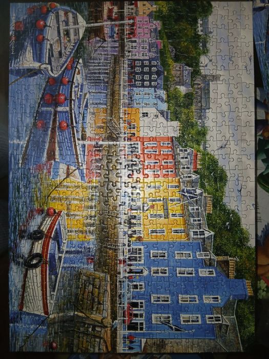 Пазли Gibsons 4 пазли по 500 сигментів в одній коробці