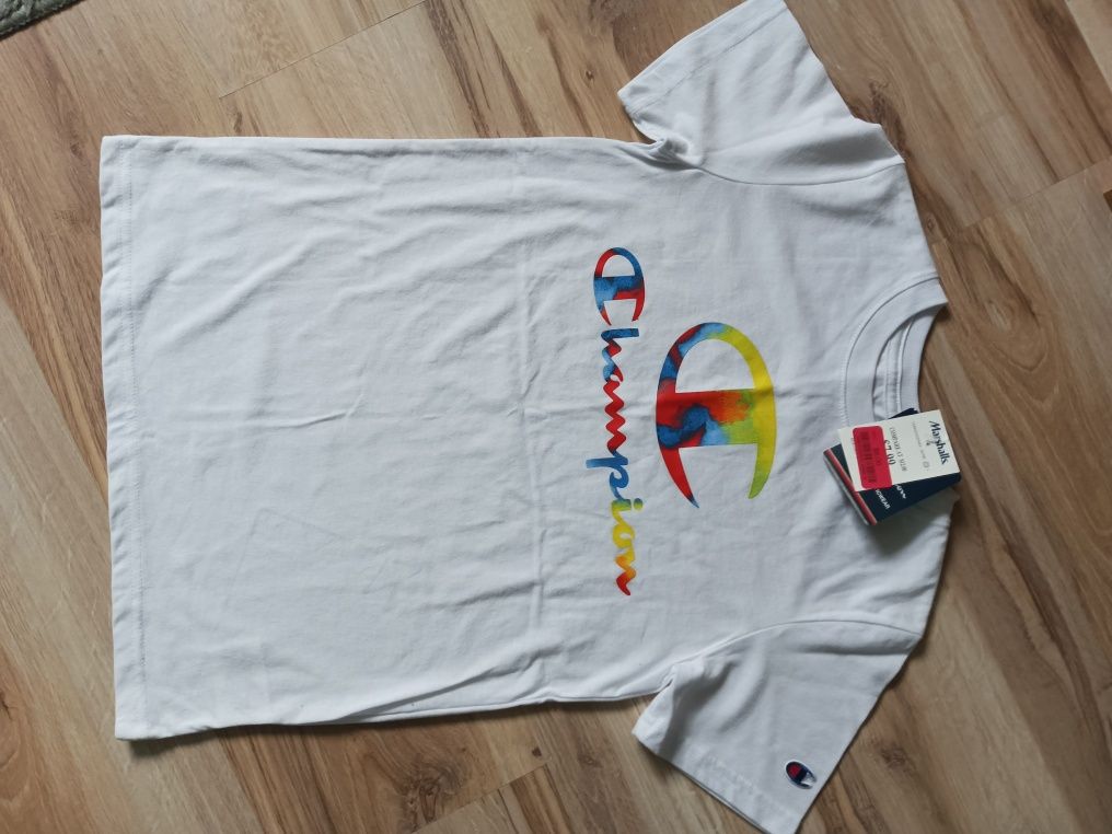 Champion podkoszulek t-shirt 8 10 lat nowy z metką  140 , 1344