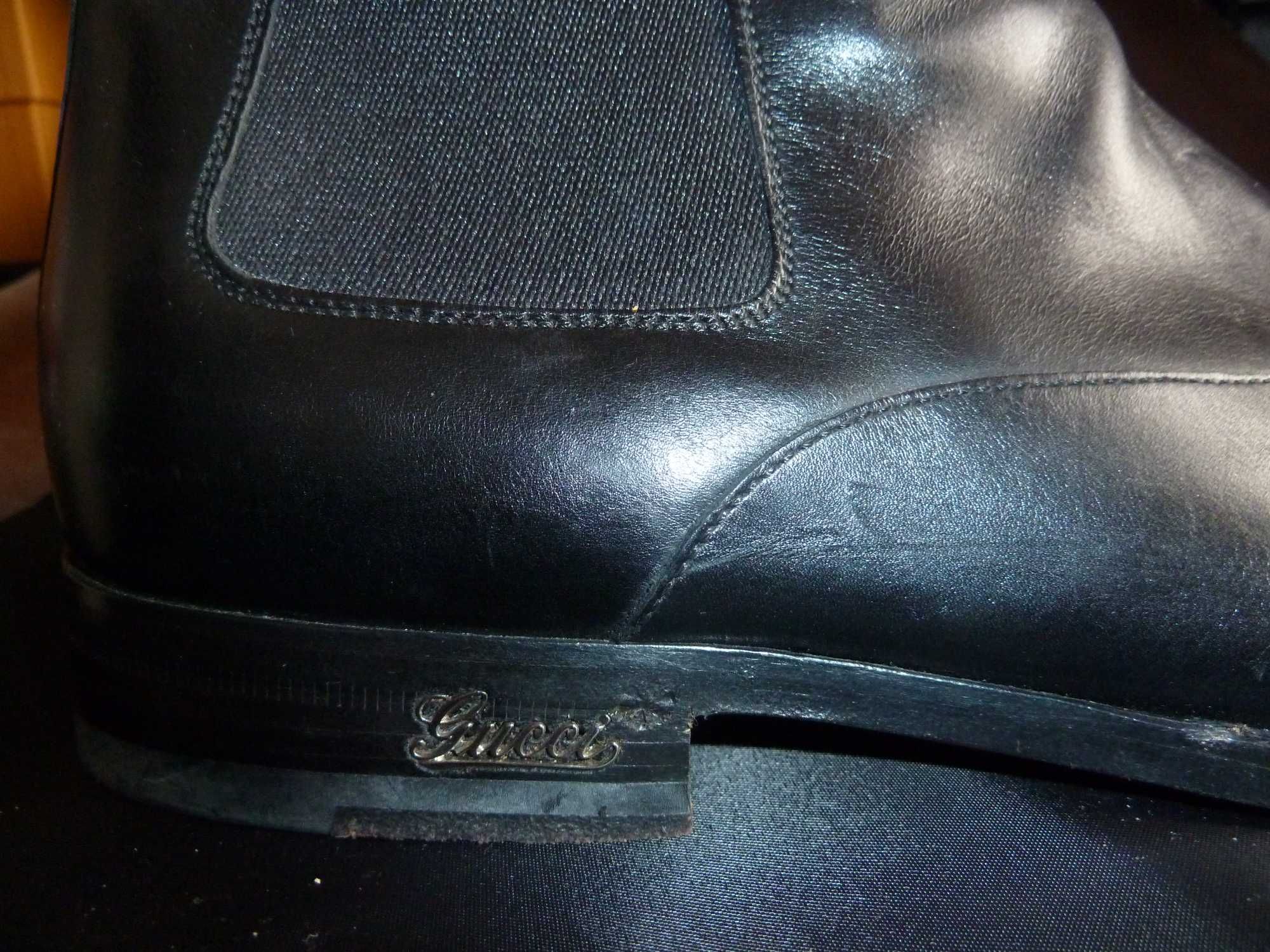 Botas usadas uma dúzia de vezes Gucci 40 (Forma comprida)