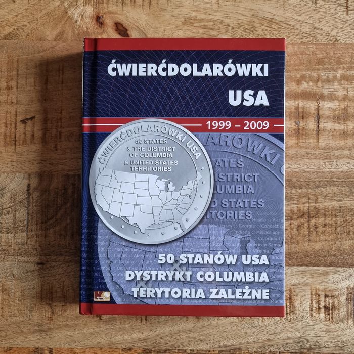 Ćwierćdolarówki USA album z monetami