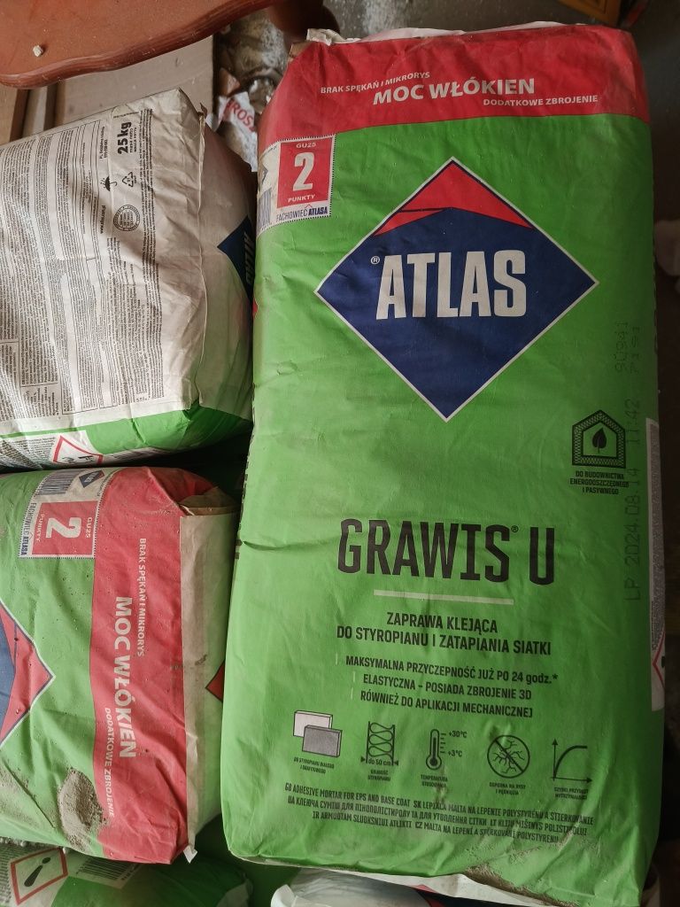Atlas Grawis U klej do siatki elewacji i styropianu