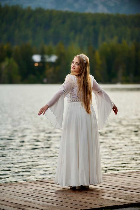 Suknia ślubna Boho