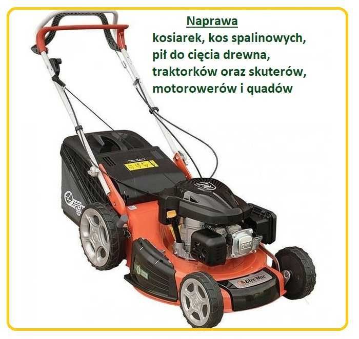 Naprawa agregatów, kosiarek, kos, pił spalinowych skuterków i quadów