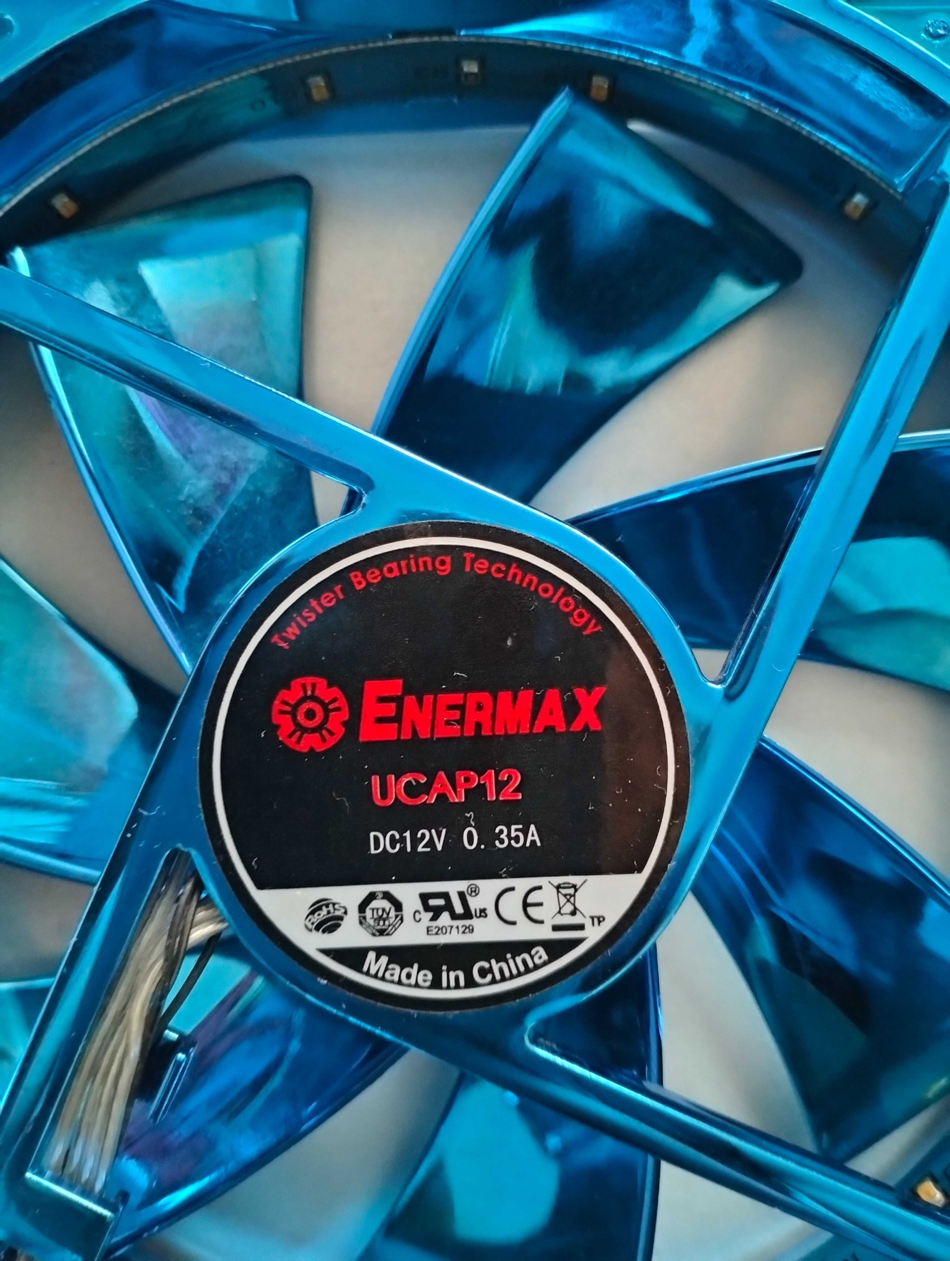 Вентилятори з підсвіткою Enermax Apollish (UCAP12) MTTF 100тис. годин