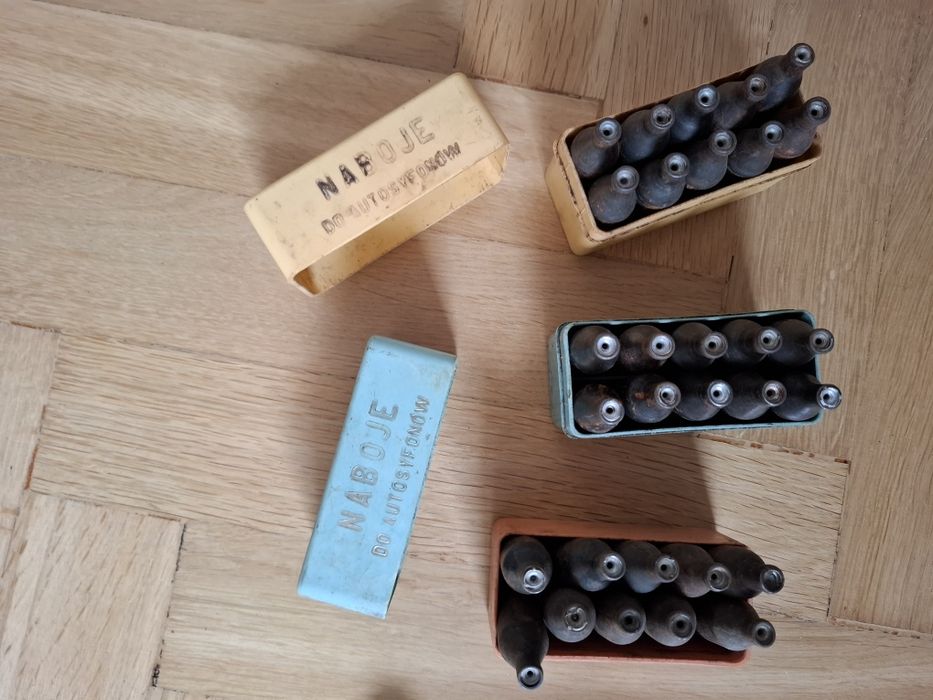 syfon Merkuria vintage PRL i naboje