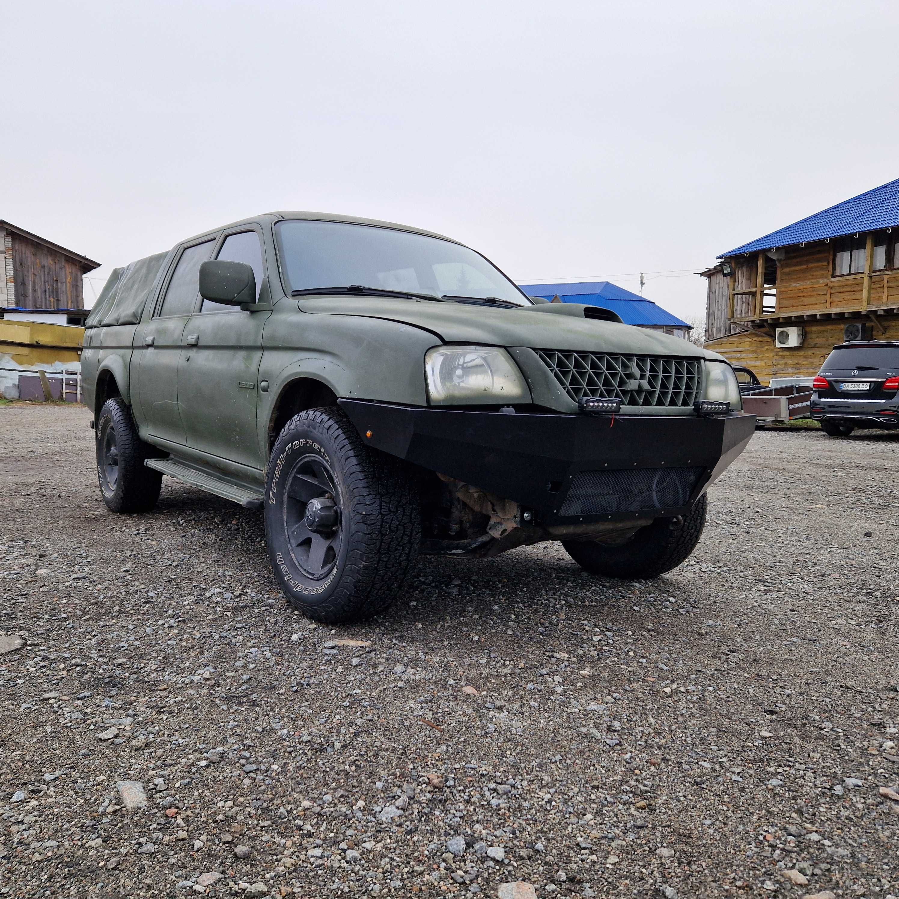 Силовой бампер для Mitsubishi L200