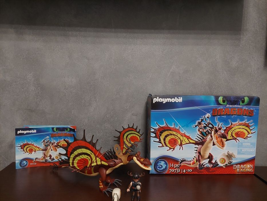 Playmobil 70731 Dragons Racing Hakokieł i Sączysmark