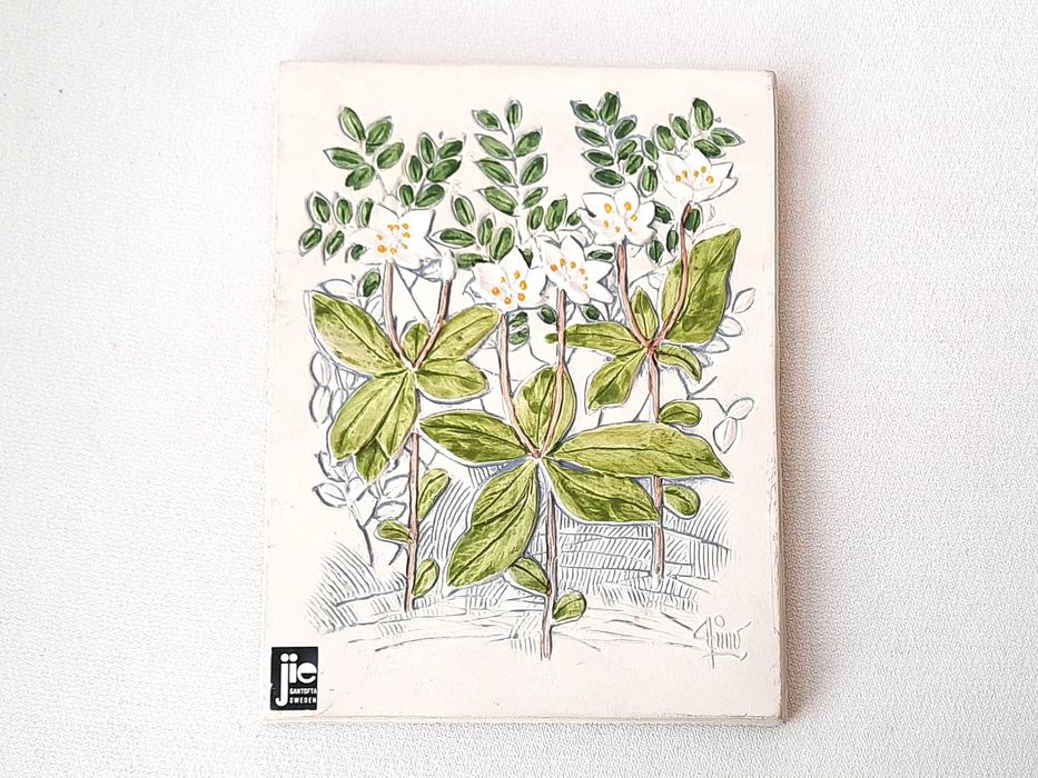 JIE GANTOFTA Kafelek ceramiczny , kafel , obrazek , plakieta - Szwecja