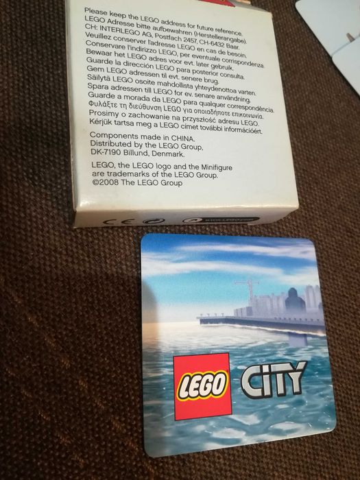 Bardzo rzadkie karty LEGO memory card game City 2008