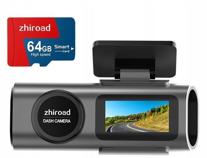 Wideorejestrator Dash CAM 4K WiFi 64GB Night Vision WDR 170° 140°