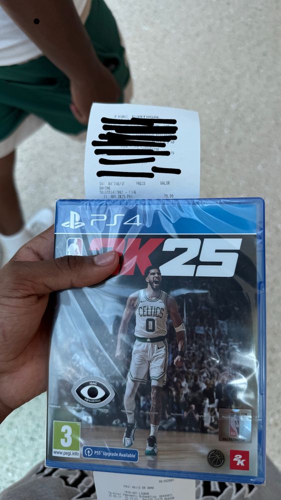 Nba 2k25 novo nunca usado