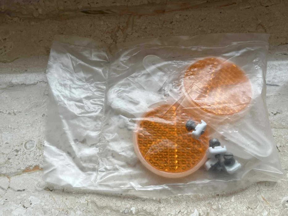 Nowe oryginalne odblaski na szprychy Romet 2 szt Wagant Wigry Jubilat