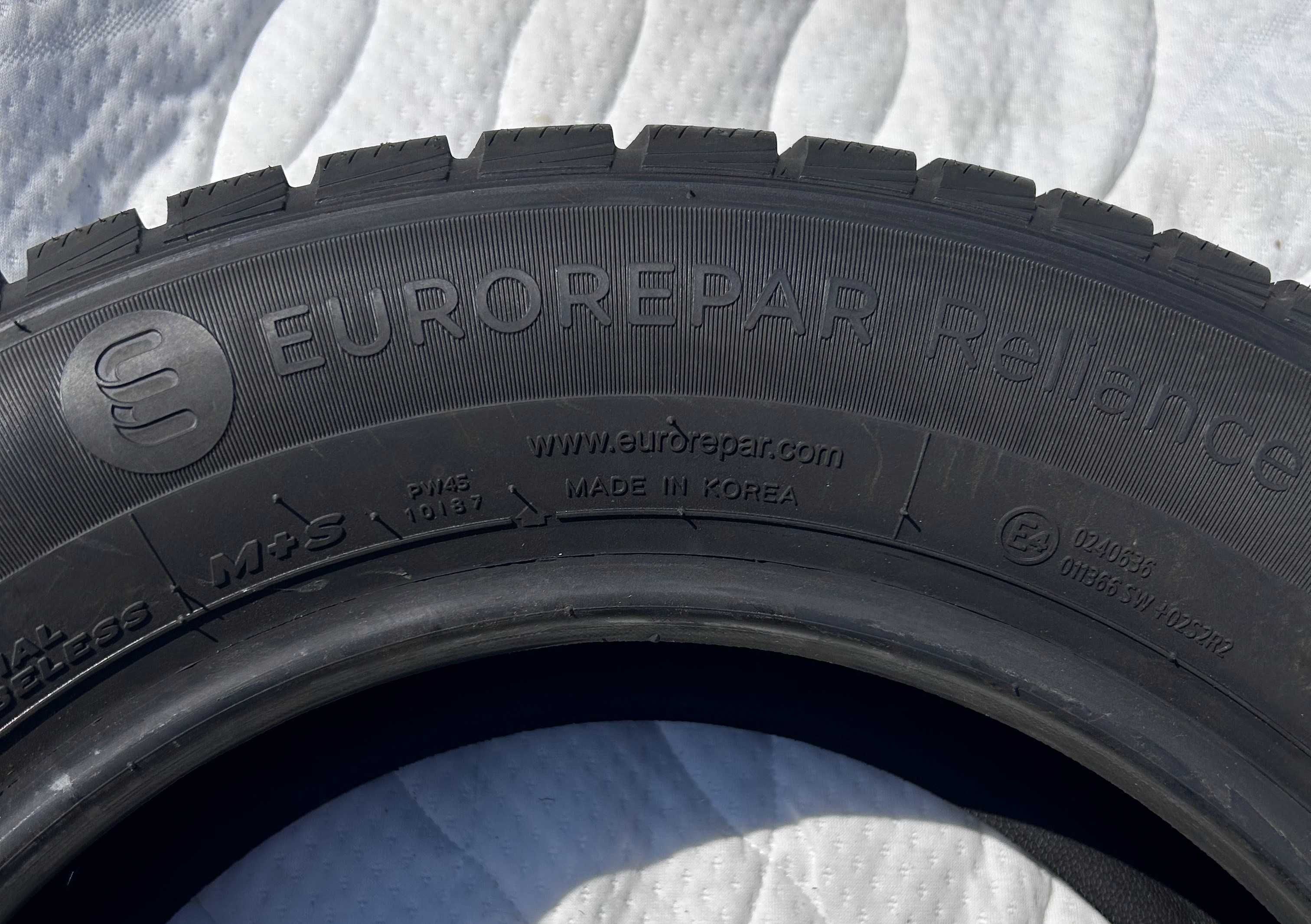 2x opony zimowe 195/65R15 91T Eurorepar Reliance Winter nowe