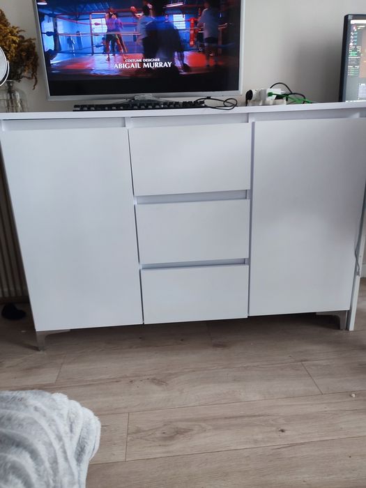Komoda.   biała 120