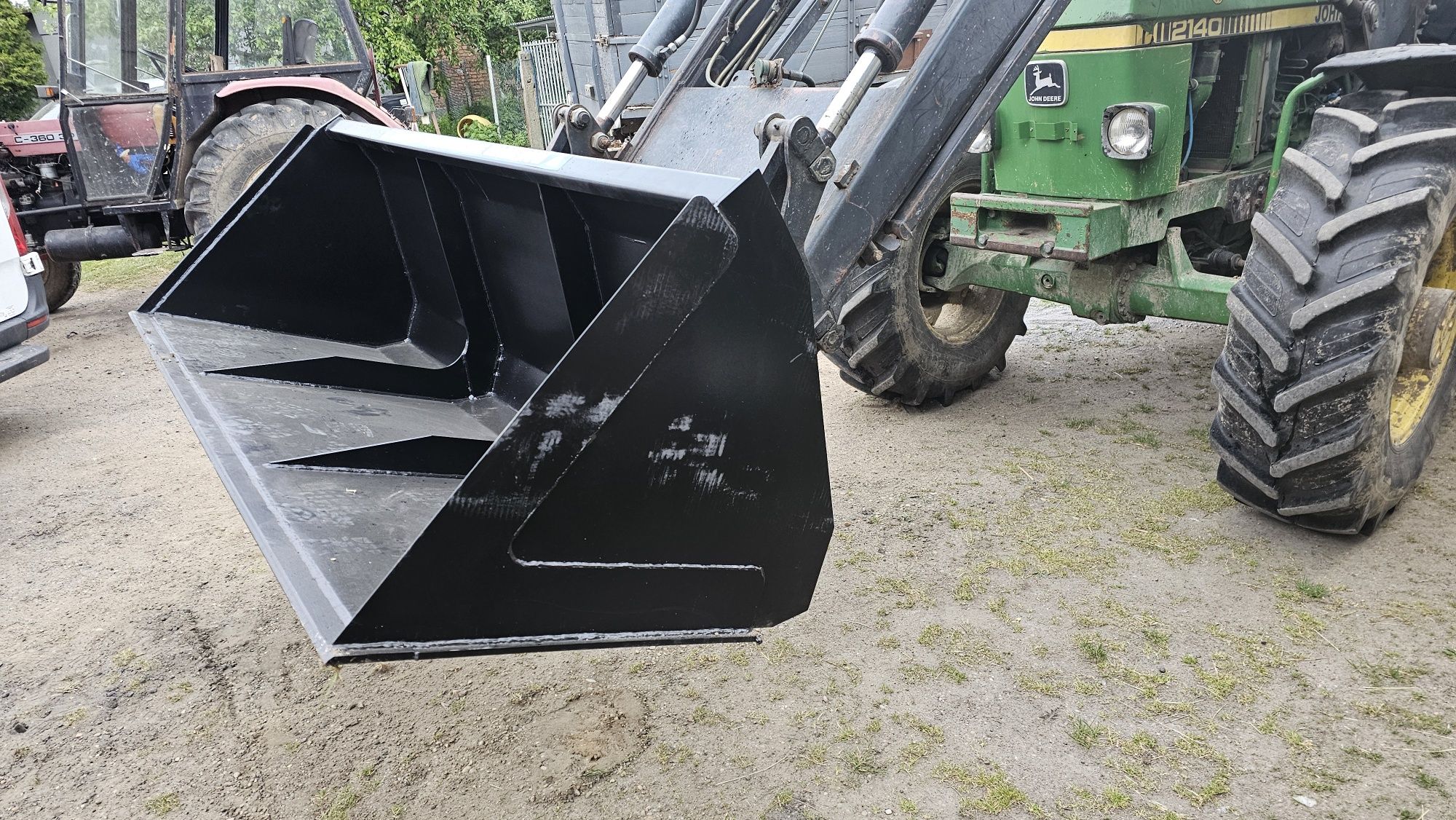 Łyżka szufla 200cm WZMOCNIONA mocowania Euro MANITOU Mailleux do tura