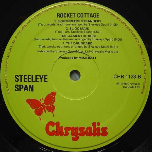 Вініл англійского гурту Steeleye Span - Rocket Cottage 1976 р.