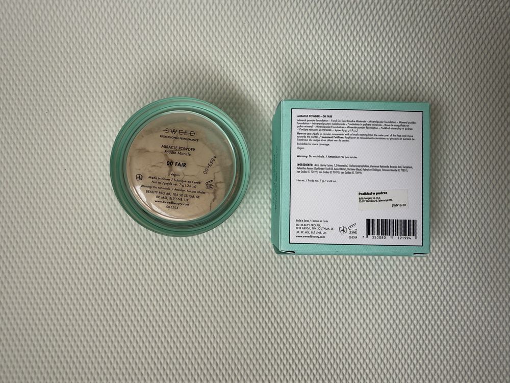 SWEED Podkład Miracle Powder - Light