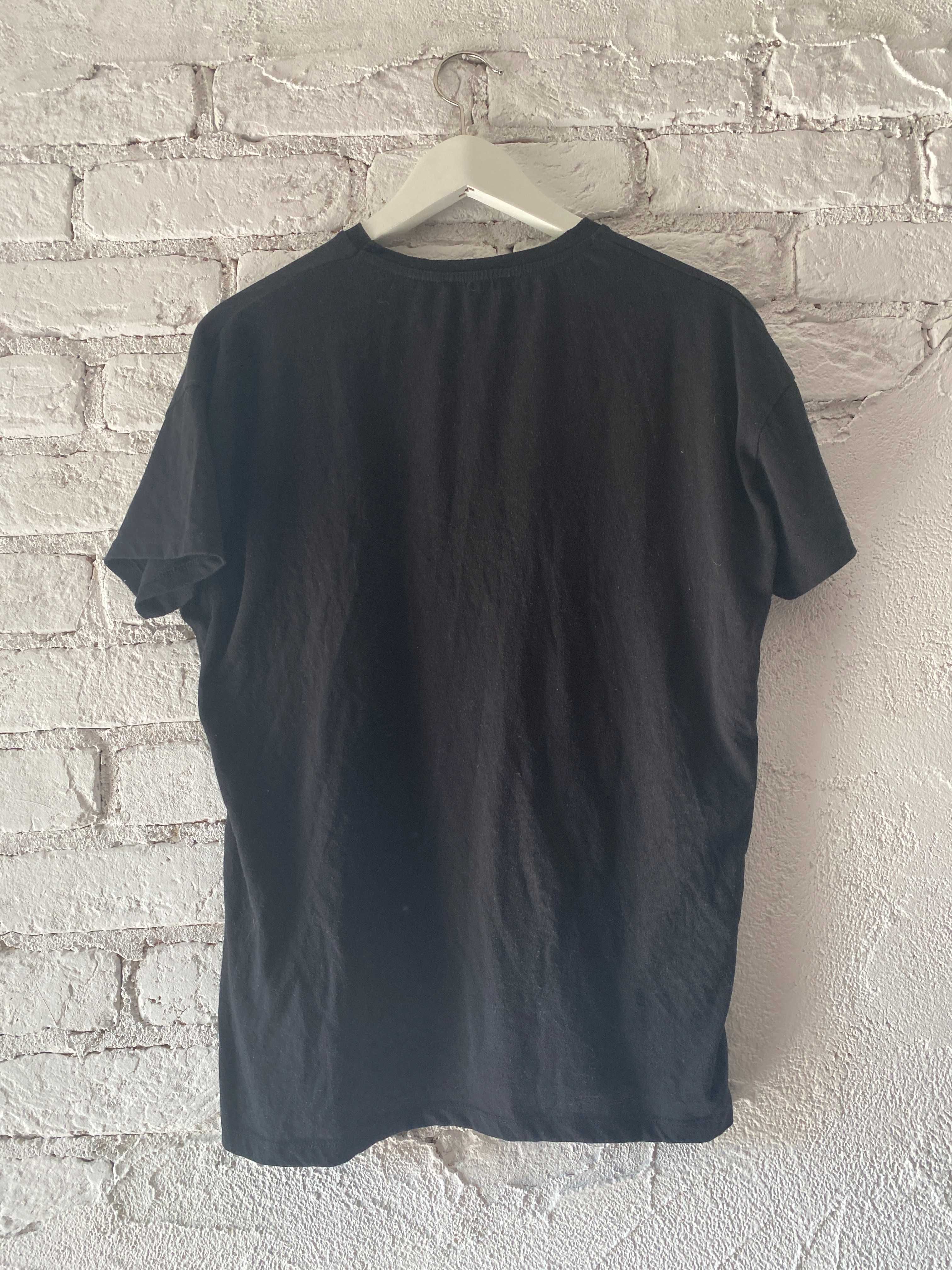Czarny t-shirt zara trafaluc