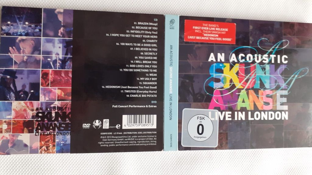 Skunk Anansie DVD + CD An Acoustic Live In London