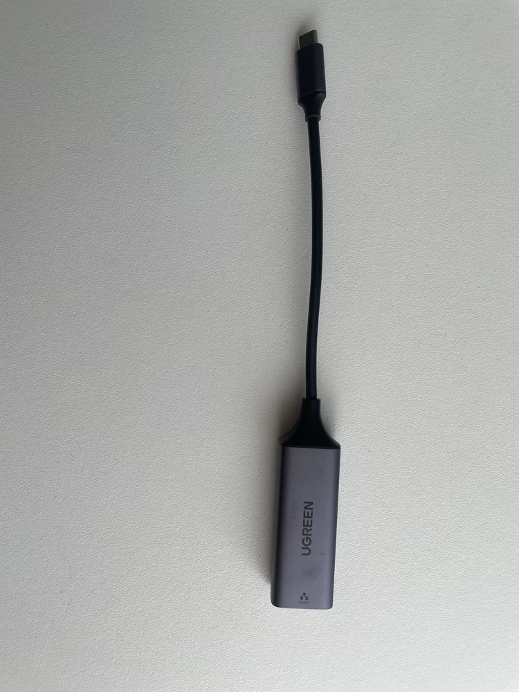 Адаптер-перехідник Ugreen USB Type-C RJ45 Ethernet LAN
