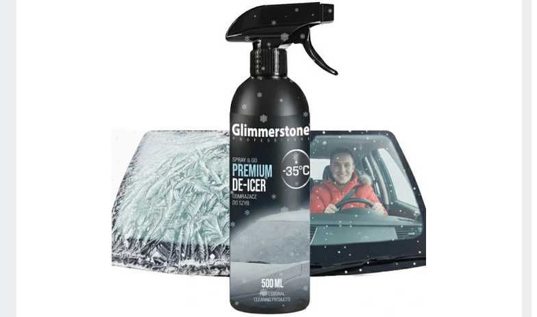 Odmrażacz do Szyb Lusterek Zamków -35C Glimmerstone Atomizer 500ml +GR